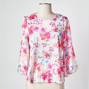 Molly Bracken Vibrant Floral Blouse